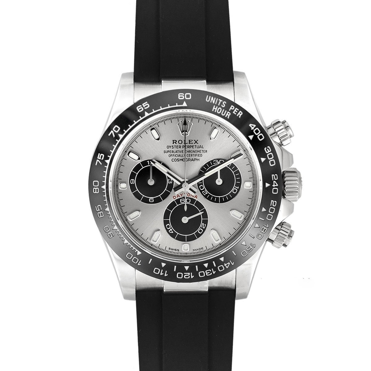 Daytona 116519LN Steel and Black Dial in White Gold - HontWatch
